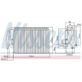 Verdampfer, Klimaanlage 92097