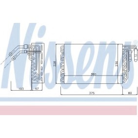 Verdampfer, Klimaanlage 92148