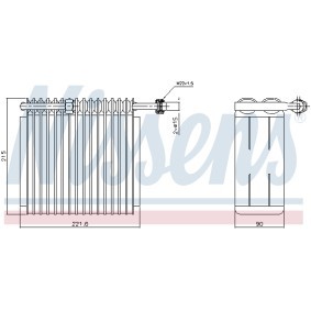 Verdampfer, Klimaanlage 92199
