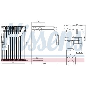 Verdampfer, Klimaanlage 92237