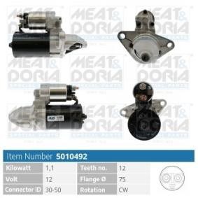 Köp Startmotor av MEAT & DORIA 5010492 till det låga priset 1274,16 kr