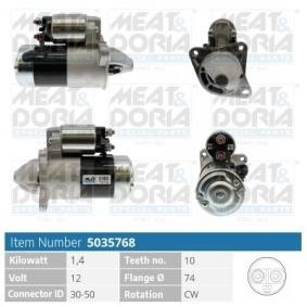 Köp Startmotor av MEAT & DORIA 5035768 till det låga priset 1239,18 kr
