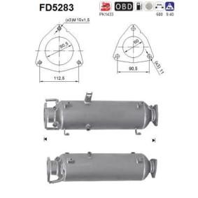 Partikelfilter (DPF) von AS FD5283