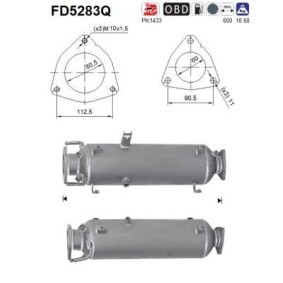 Partikelfilter (DPF) von AS FD5283Q