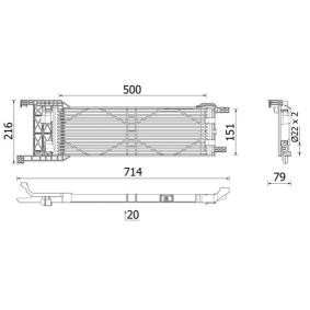 Ölkühler, Automatikgetriebe CLC 330 000P