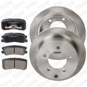 Comprar Kit de discos de freno y pastillas de STARK SKBK-10992317 a bajo precio de 73,45 €