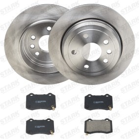 Comprar Kit de discos de freno y pastillas de STARK SKBK-10992374 a bajo precio de 63,26 €