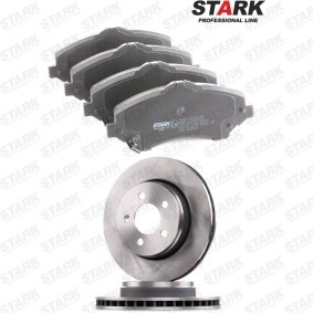 Comprar Kit de discos de freno y pastillas de STARK SKBK-10992553 a bajo precio de 106,36 €