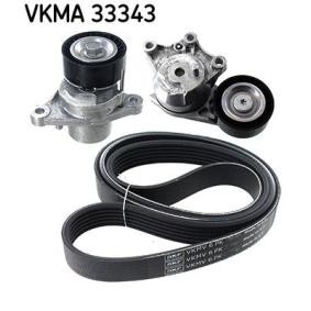 Achetez des Jeu de courroies trapézoïdales à nervures SKF VKMA 33343 à prix pour 156,51 €
