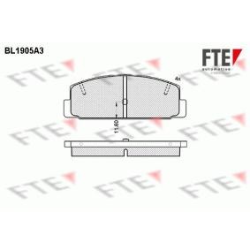 Comprar Juego de pastillas de freno de FTE 9010494 a bajo precio de 29,07 €