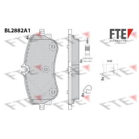 Bremsbeläge 9011122 für MAN