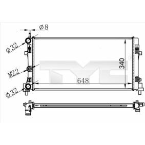 Achetez des Radiateur de chez TYC en ligne pour Fabia IV 3/5 portes (PJ3) à prix modérés