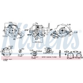 Turbolader 93680 LEXUS LX von NISSENS