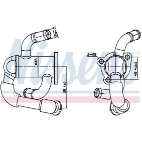 AGR-Kühler von NISSENS für COMBO Mk II (C) Kasten/Kombi (F25) günstig online kaufen