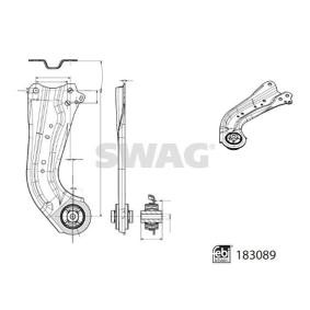 Acquista Braccio oscillante, sospensione ruota da SWAG 33 10 8821 a buon mercato per soli 46,02 €