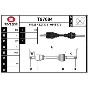 Antriebswelle T97084