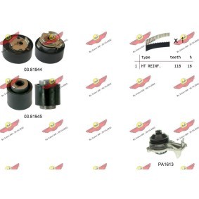 Achetez des Kit de distribution + pompe à eau AUTOKIT 04.5356PA2 à prix pour 305,42 €
