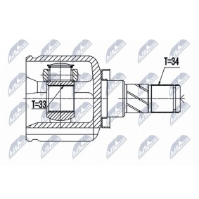 Comprar Juego de articulación, árbol de transmisión de NTY NPW-BM-144 a bajo precio de 54,40 €