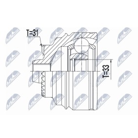 Comprar Juego de articulación, árbol de transmisión de NTY NPZ-BM-025 a bajo precio de 81,06 €