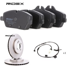 Comprar Kit de discos de freno y pastillas de RIDEX 3405B3379 a bajo precio de 107,23 €