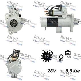 Comprar Motor de arranque de SIDAT S24MH0073 a bajo precio de 586,59 €