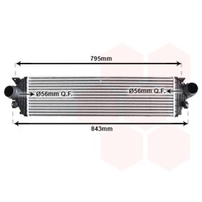 Kjøp Intercooler av VAN WEZEL 18014745 til den lave prisen 1509,18 NOK