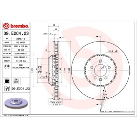 Bremsscheiben von BREMBO für Range Rover V (L460) günstig online kaufen