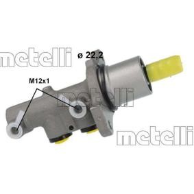 Hauptbremszylinder 05-1237 SMART FORFOUR von METELLI