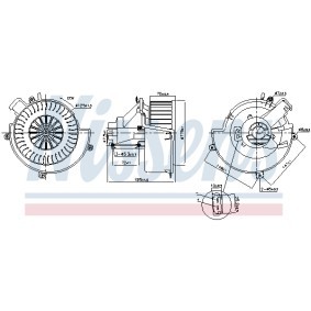 OPEL Innenraumgebläse von NISSENS