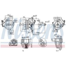 Acquista Compressore aria condizionata da NISSENS 891074 a buon mercato per soli 285,89 €