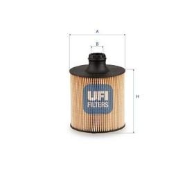 Köp Oljefilter av UFI 25.284.00 till det låga priset 188,39 kr