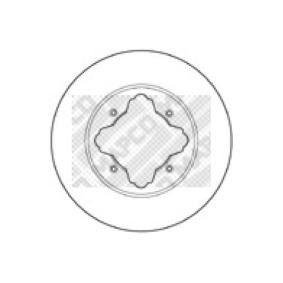 Achetez des Disque de frein MAPCO 15520 à prix pour 24,46 €