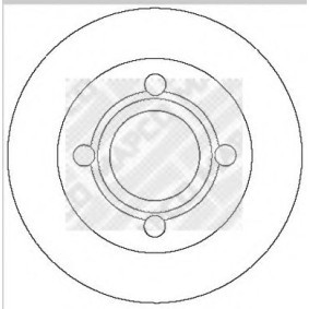 Comprar Disco de freno de MAPCO 15706 a bajo precio de 22,82 €
