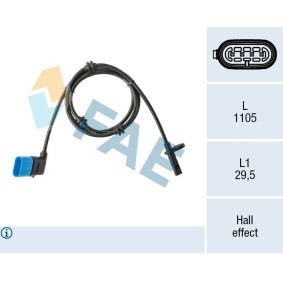 Comprar Sensor ABS de FAE 78591 a bajo precio de 36,06 €