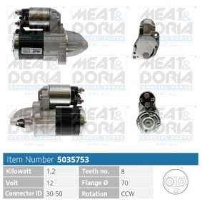 Köp Startmotor av MEAT & DORIA 5035753 till det låga priset 1448,75 kr