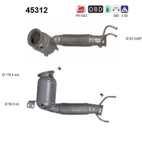 Katalysator 45312 von AS günstig für 480,26 € online kaufen