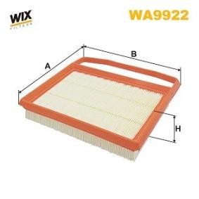 Compre Filtro de ar da WIX FILTERS WA9922 a um preço baixo por 23,31 €