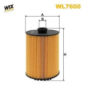 Achetez des Filtre à huile WIX FILTERS WL7600 à prix pour 54,43 €