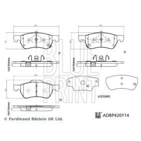 Achetez des Plaquettes de frein BLUE PRINT ADBP420114 à prix pour 51,45 €