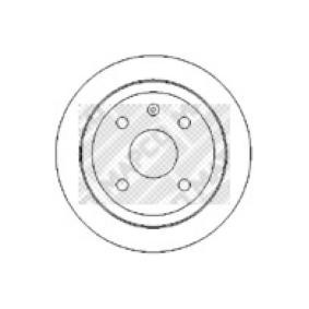 Comprar Disco de freno de MAPCO 25501 a bajo precio de 18,21 €