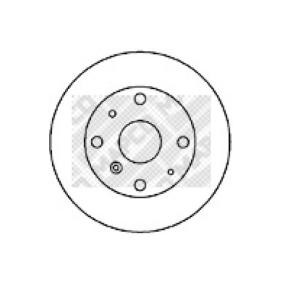 Compre Disco de travão da MAPCO 25507 a um preço baixo por 11,85 €