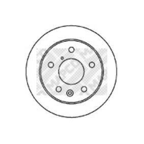Comprar Disco de freno de MAPCO 25537 a bajo precio de 13,69 €
