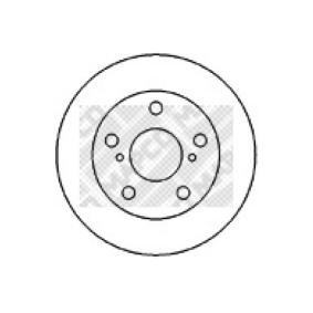 Achetez des Disque de frein MAPCO 25554 à prix pour 26,91 €