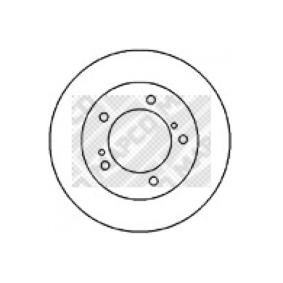 Achetez des Disque de frein MAPCO 25592 à prix pour 24,25 €