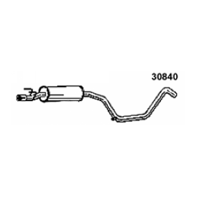 Mittelschalldämpfer 30840