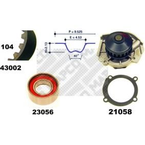 Achetez des Kit de distribution + pompe à eau MAPCO 41002 à prix pour 55,38 €
