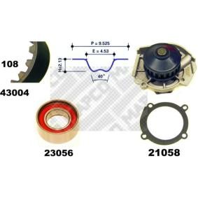 Achetez des Kit de distribution + pompe à eau MAPCO 41004 à prix pour 54,44 €