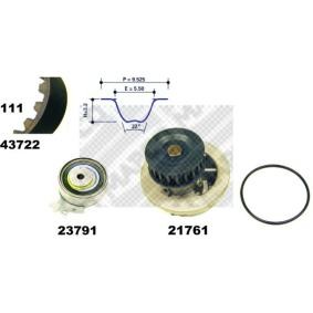 Achetez des Kit de distribution + pompe à eau MAPCO 41722 à prix pour 62,47 €