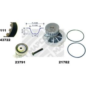 Achetez des Kit de distribution + pompe à eau MAPCO 41722/1 à prix pour 70,54 €
