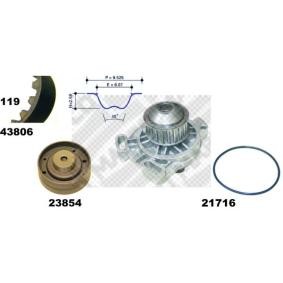 Achetez des Kit de distribution + pompe à eau MAPCO 41806 à prix pour 88,53 €